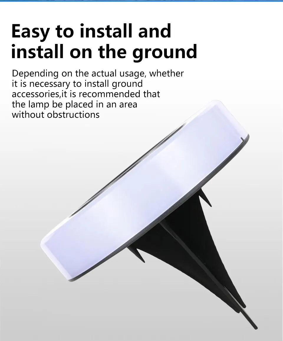 4PCS Solar Fog Geographic Lights Outdoor Lawn Lights Waterproof Lawn Lights Landscape Decorative Garden Stairs Lights