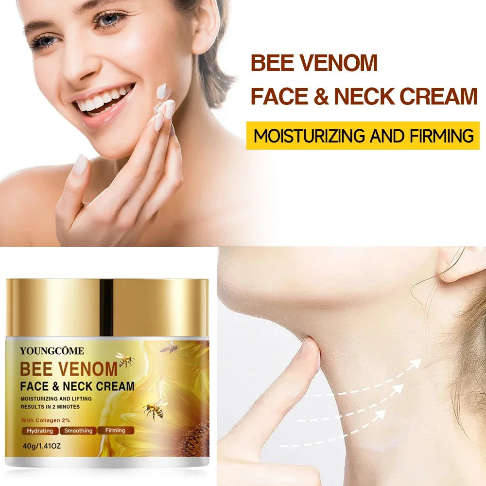  YOUNGCOME Bee Venom Face Cream Firm Lifting Soothing Lighten Redness Repair Damaged Skin  Barrier Brighten Nourish Face Cream