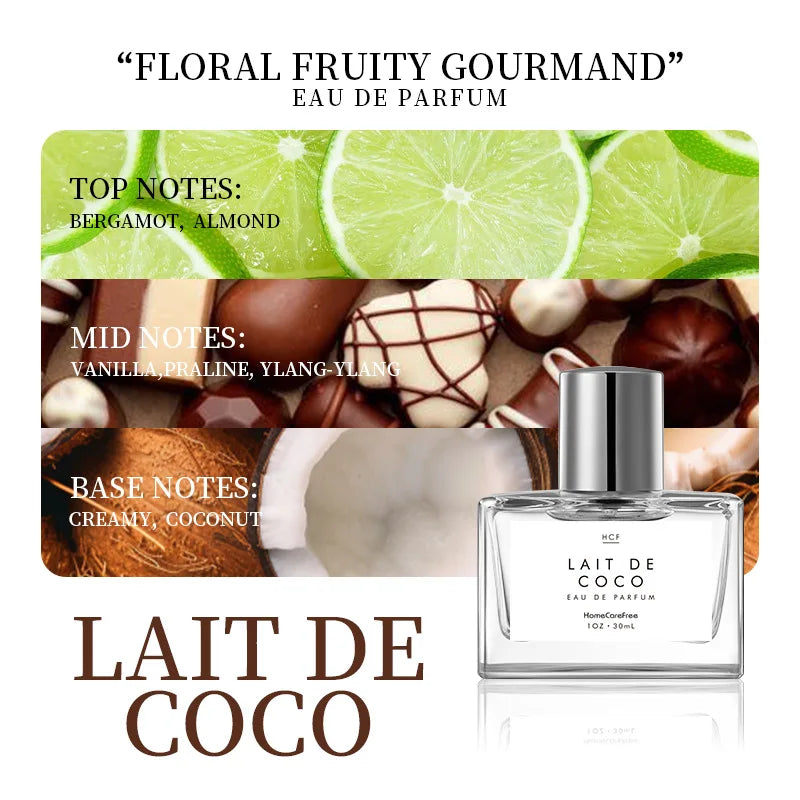 France Gourmet Fragrance Vanilla Cream Perfume Spray Unisex Passion Vanilla Eau De Parfum Irresistible Temptation Charm Perfume