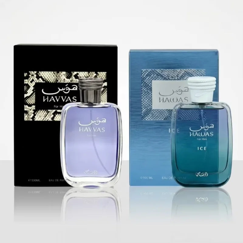 Hawas Verde Ice Perfume, Premium Long-Lasting Men's Eau de Parfum, Luxury Woody Fresh Scent Spray, Best Fragrance Gift.