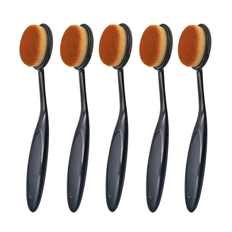 1/2/5/10PCS Large Foundation Brush Toothbrush Shape Makeup Make Up Tool Get Fast Even Application of Creams and Powders Cosmetic