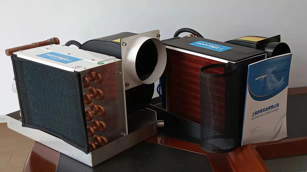Fan Coil Unit Chilled Water air Handler for Hvac Syst 36000BTU Copper Wire Marine Landing Fan Coil