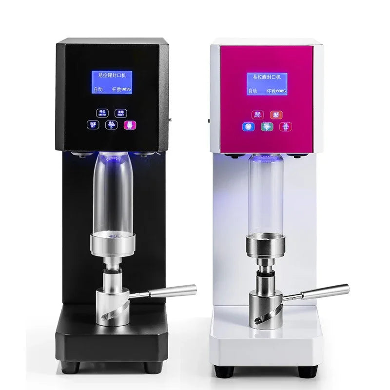 220V Can Sealing Machine Commercial Plastic Cans Automatic Beverage Sealing Machine Cup Milk Tea Equipment Complete