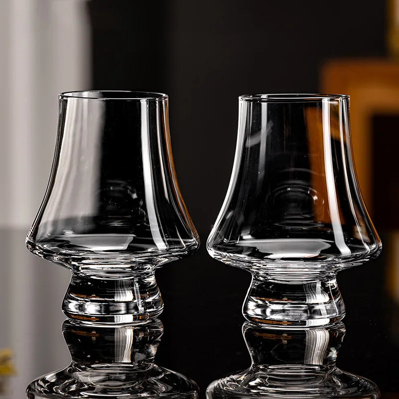 YWDL 2/4/6pcs Glass Whiskey Cup Set of 250ml Clear Lead Free Drinking Glasses Scotch Liquor Barware Beer Spirits Wine Glasse