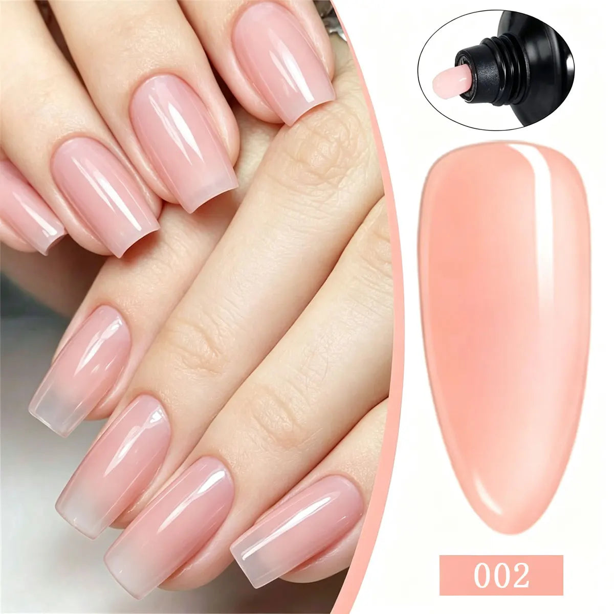 Ovanlee 18-Piece All-in-One Nail Builder Gel Kit – 12 Colors 15ml Polygel with Mini UV/LED Lamp, Cleaning Fluid, Nail Tips & Tools – Form-Free DIY Manicure Extension & Strengthening Set