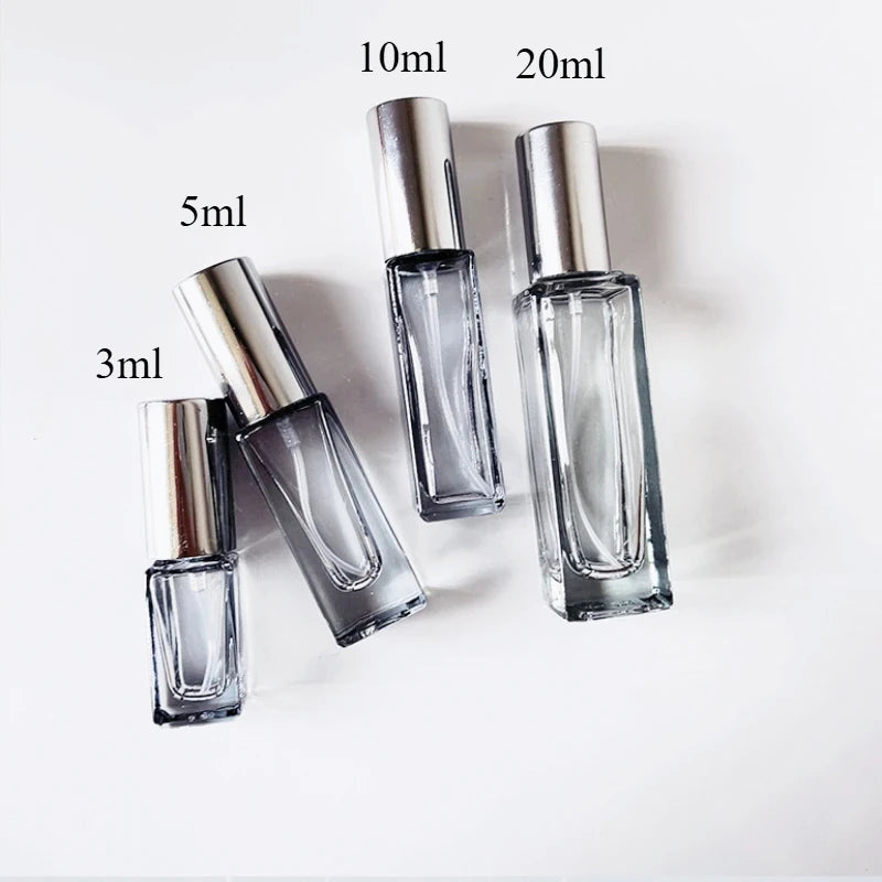 3PCS 10ml 20ml Perfume Spray Bottle Empty Glass Atomizer Travel Cosmetic Bottl Sample Vials Refillable Drop Shipping Wholesale