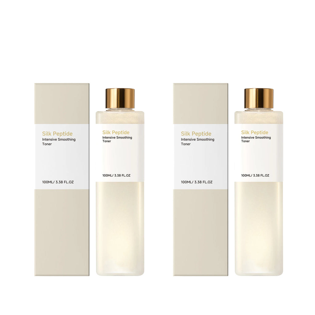 Silky Peptide Toner Intense Smoothing Hydrating Gentle Skin Conditioning Lasting Moisture Soft Texture Makeup Base Facial Toner