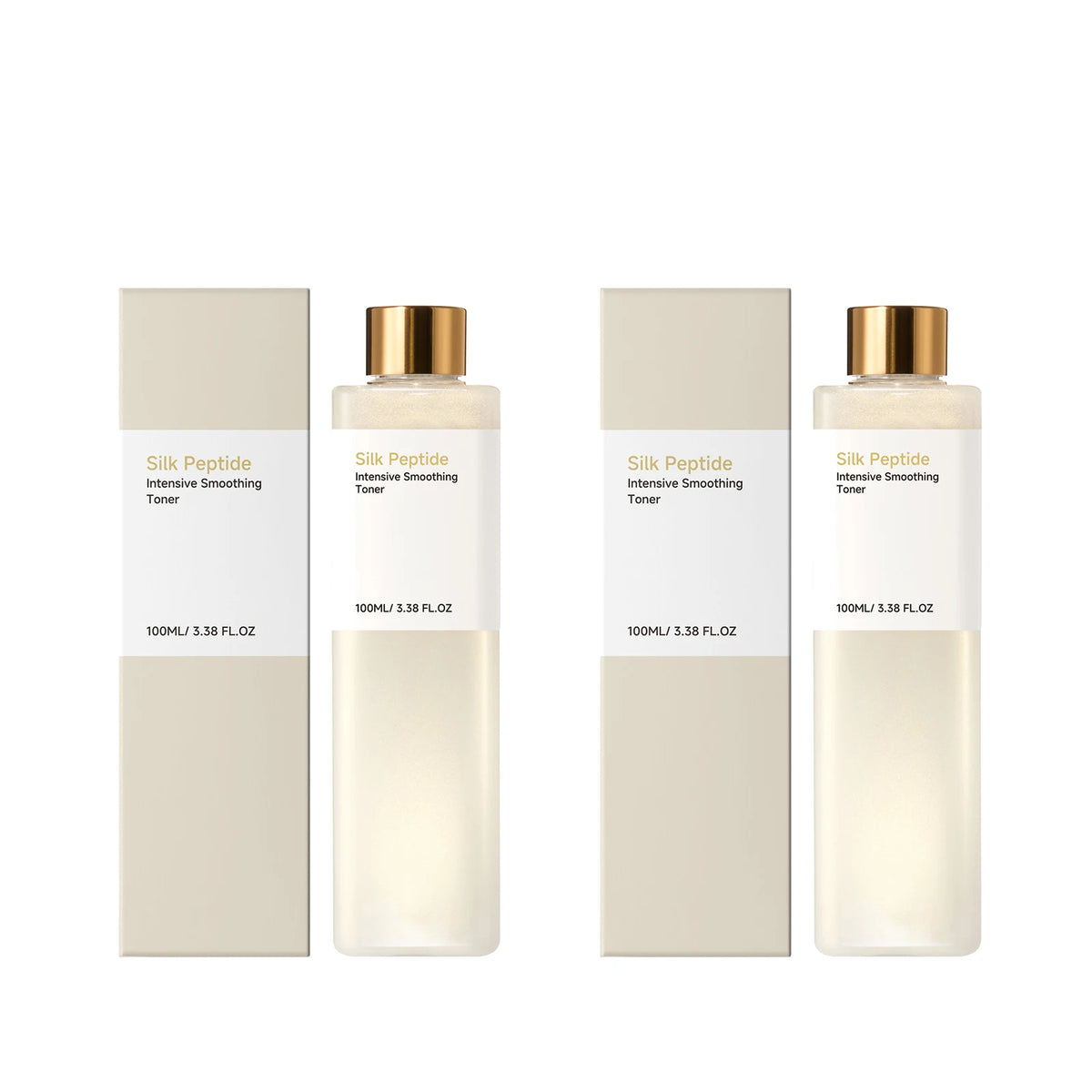 Silky Peptide Toner Intense Smoothing Hydrating Gentle Skin Conditioning Lasting Moisture Soft Texture Makeup Base Facial Toner