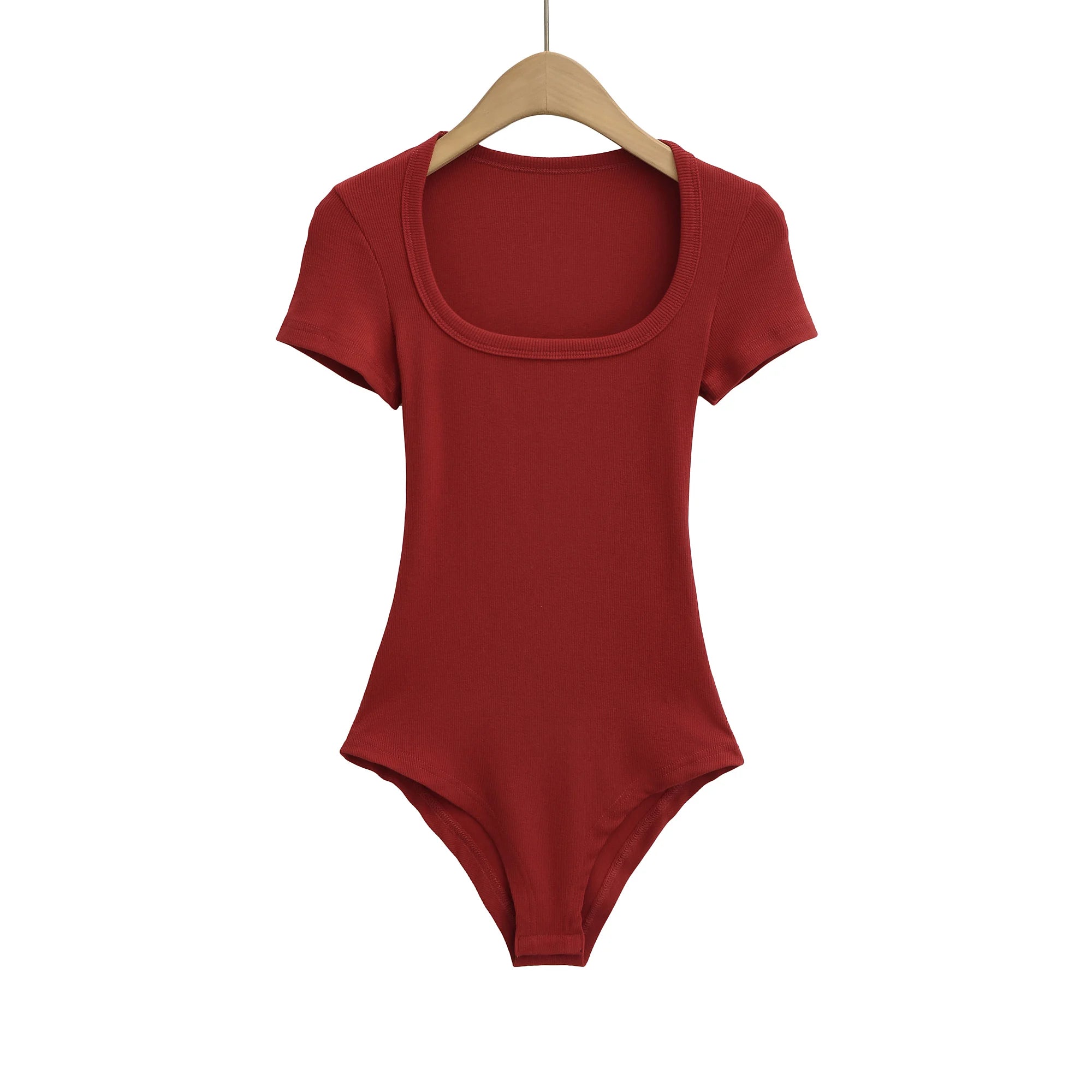 Slim Short Sleeve Women's Sexy Clothing Retro Jumpsuit Pullover Bodysuit Top Sexy Bodysuit