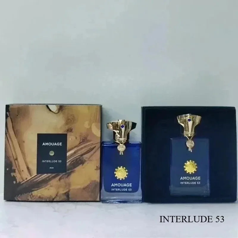 AMOUAGE 100ml Mens Perfume Collection Long Lasting Eau De Parfum Woody Spicy Floral Scent Elegant Romantic Luxury Gift Set