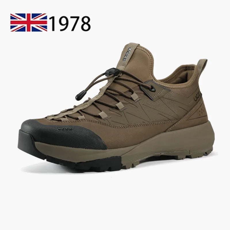 Men Shoes Genuine Leather New Outdoor Hiking, Camping, Running, Jogging, Leisure Hiking, Waterproof, Anti Slip, Breathable Sport