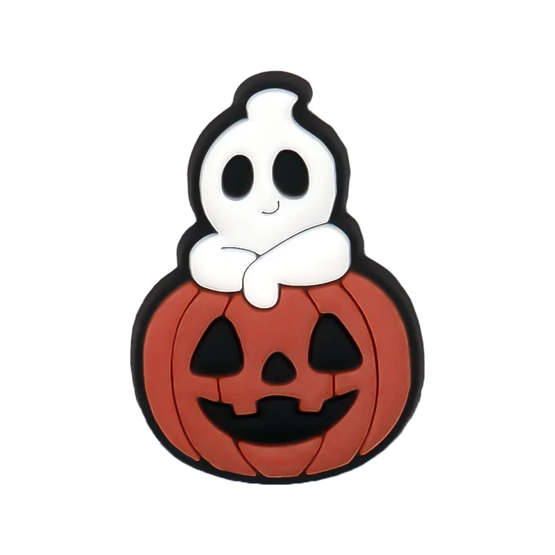 1/30pcs Halloween Shoe Charms Ghost Witch Shoe Decorations Pins for Kids Men Women Party Accessories Buckles Treat or Trick Gift