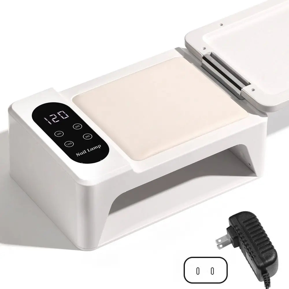 Versatile Dual Hand Nail Dryer Lamp Flip Design 96 LEDS Nail Curing Lamp 30/60/99/120s Timer 2IN1 UV Nails Lamp Salon