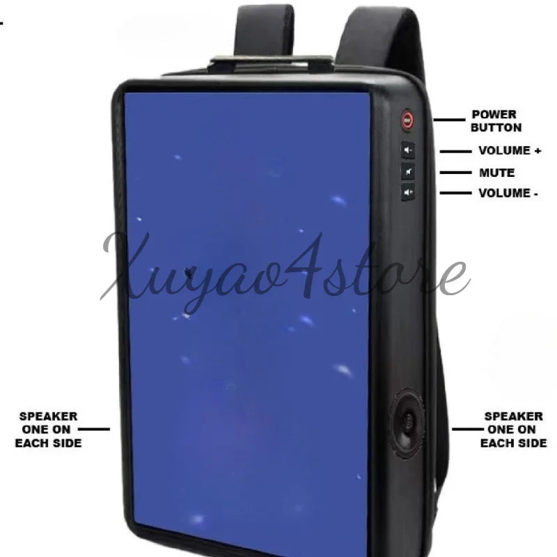 Backpack 21.5-inch wall-mounted advertising machine, backpack playback advertising media, regular playback of pictures