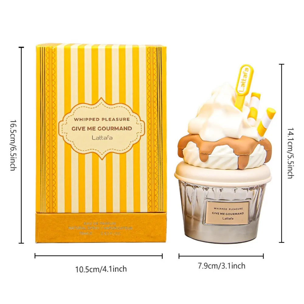 Creamy Ice Cream Scented Perfume – Sweet Fragrance Gift Set, 75ml. A Middle Eastern Perfume for Women, Arabian Fragrance