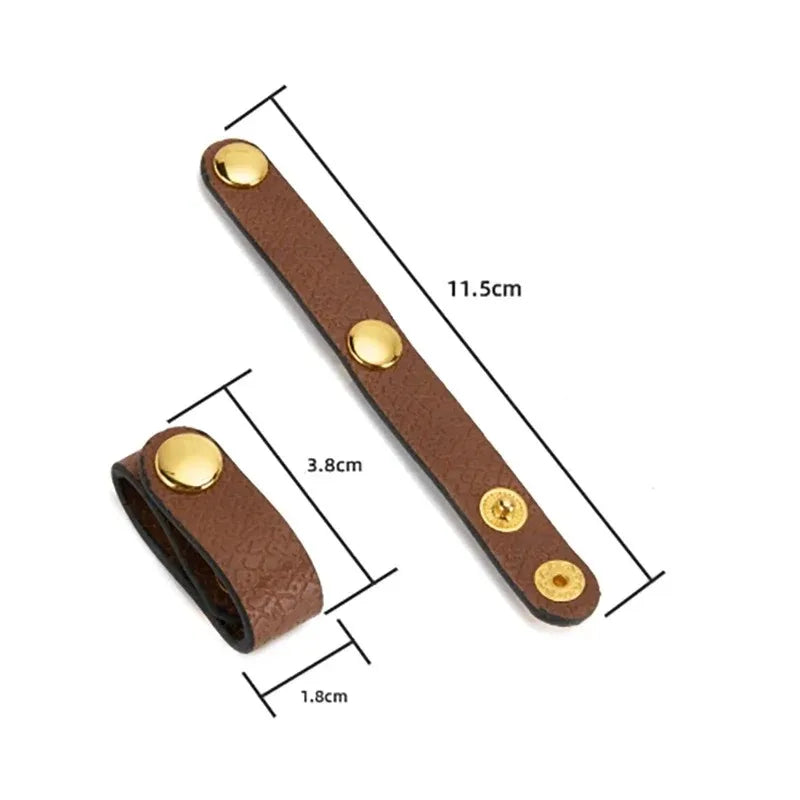 Leather Bag Handle Fixed Buckle For Longchamp Tote Bag Shoulder Strap Fixing Clip Adjustment Shorten Buckle Bag Accessories
