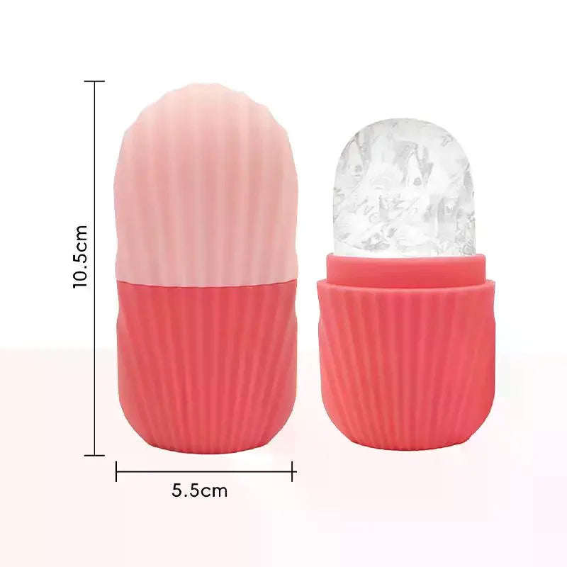 Beauty Face Lifting Massager Silicone Ice Cube Trays Facial Eye Roller Ice Ball Contouring Reduce Acne Skin Care Tool Reusable