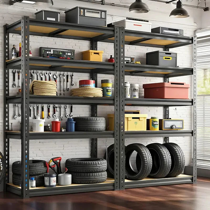72"/60"H Garage Shelving Storage Shelves，2000LBS Capacity Heavy Duty Adjustable Storage Shelve For Closet