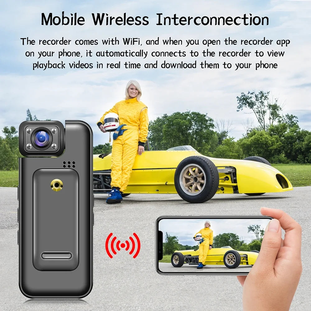 Mini Camera Ultra HD 4K WiFi Portable Digital Video Recorder Police BodyCam Infrared Night Vision Sports DV Riding Camcorder 카메라