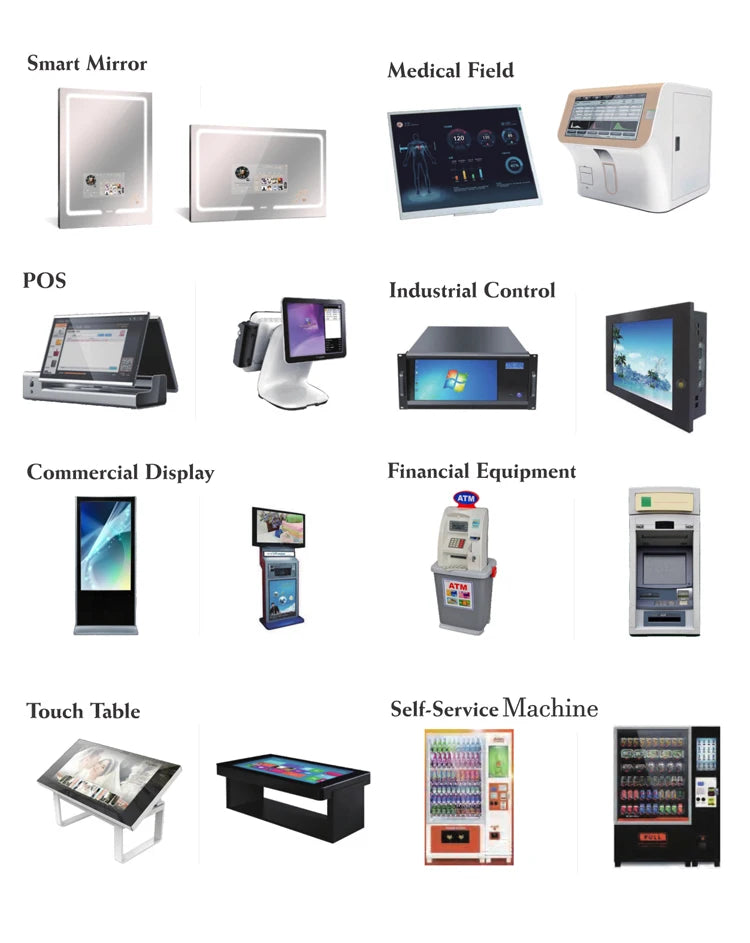 All In One Touch Screen Cash Register Screen POS Terminal For Supermarket Restaurant Convenience Store