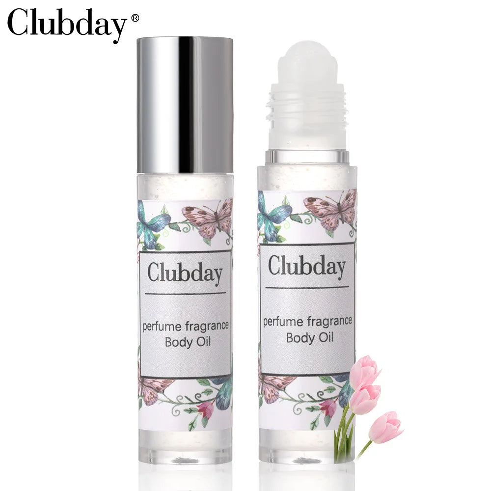 Portable Roll‑on Perfume Oil, Long‑last Fragrance Shimmer Body Highlight Essential Oil Daily Body Scent Makeup Cosmetics