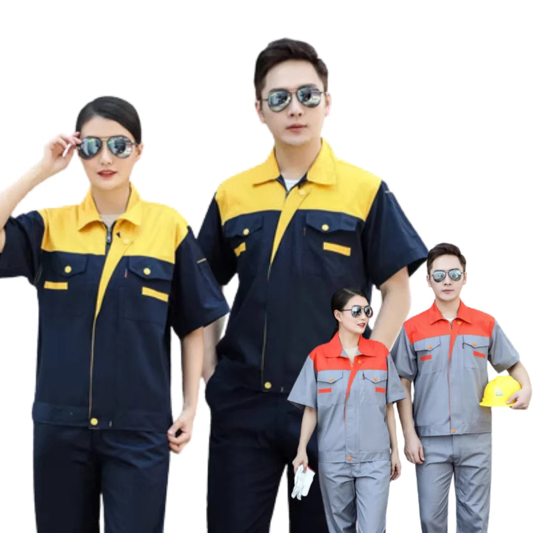 Anti Flame Aramid Retardant Work Suit Set Heat-resistant Fire-resistant for Iron Metallurgy Casting Flame Retardant Workwear