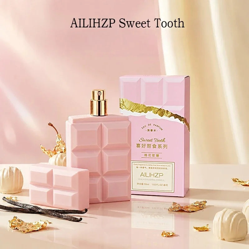 Sweet Chocolate Unisex Perfume 75ml Sweet Fragrance Long-lasting Scent Body Spray Creative Design Must-have For Daily Commutes