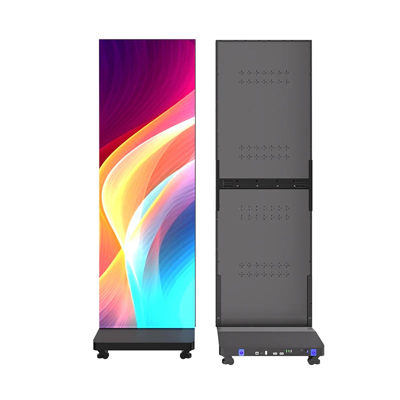 Factory Direct HD Foldable P1.25 P1.5 P1.8 P2.5 Indoor LED Poster Display Screen GOB for Shopping Mall Standing LED Poster