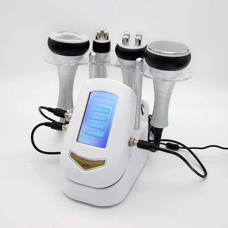 40K Cavitation Machine 3/4-1 Ultrasonic RF Body Shaping Lose Weight Multipolar Slimming Facial Skin Tightening Lifting Device