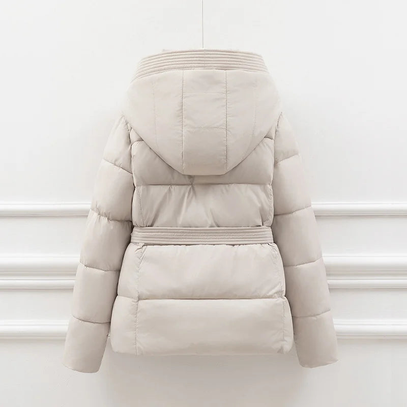High Quality  2025 Winter New Fashion Down Cotton Parkas Jacket Women Loose Korean Casual Thicken Warm Ladies Overcoat