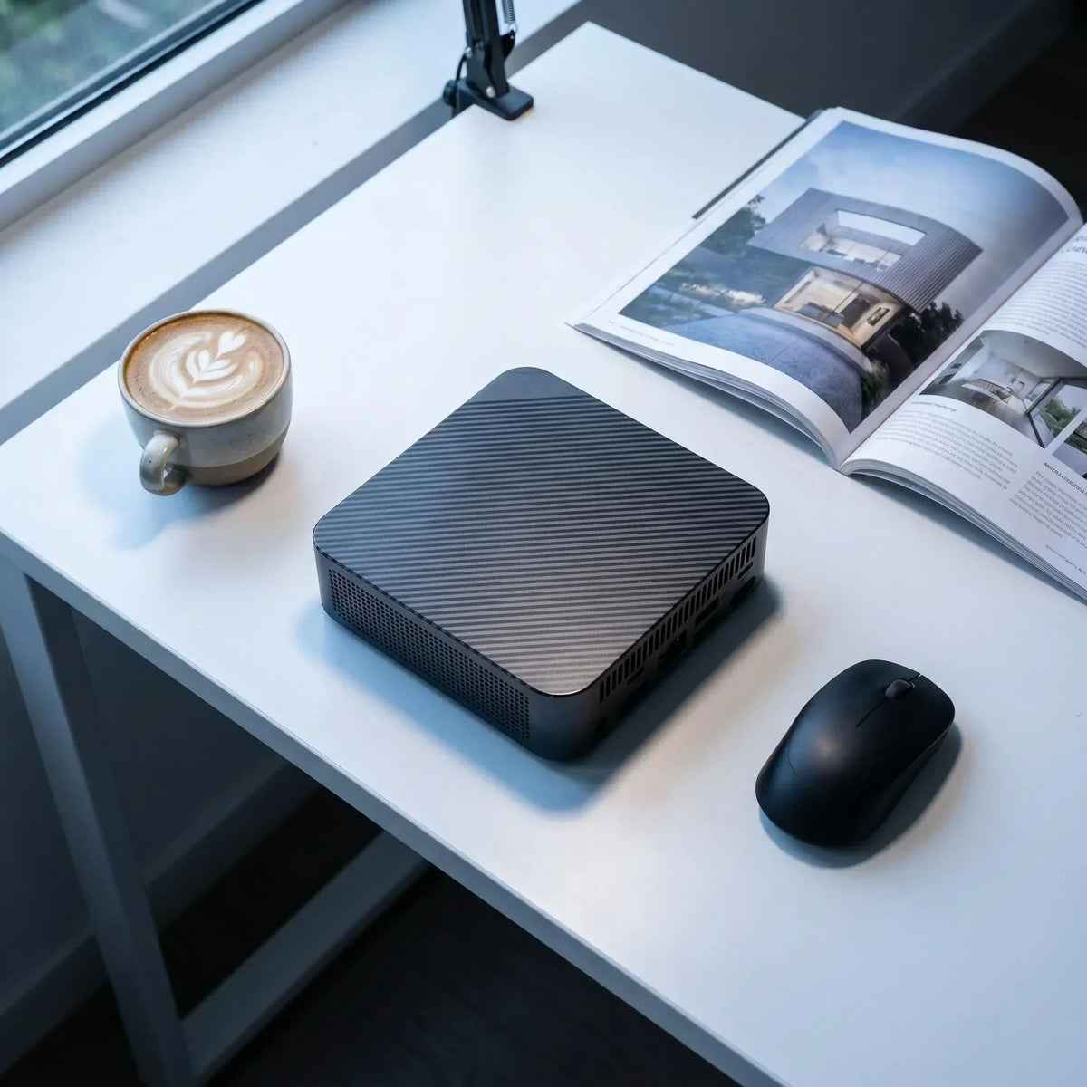 Intel i9 8950HK Mini Desktop Computer 16GB DDR4 512GB NVMe SSD Triple 4K WiFi6 BT5.2 Silent Cooling Portable Home Office Max