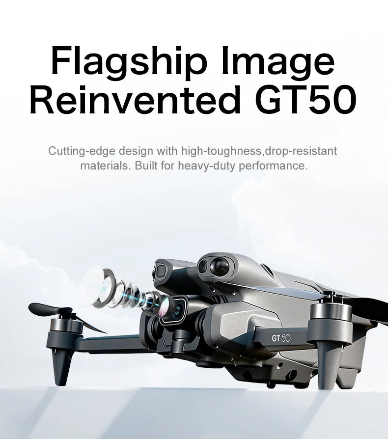 Original GT50 Drone GPS Professional 8K HD Camera 5G Brushless Motor Aerial Photography Optical Flow with screen RC Quadcopter