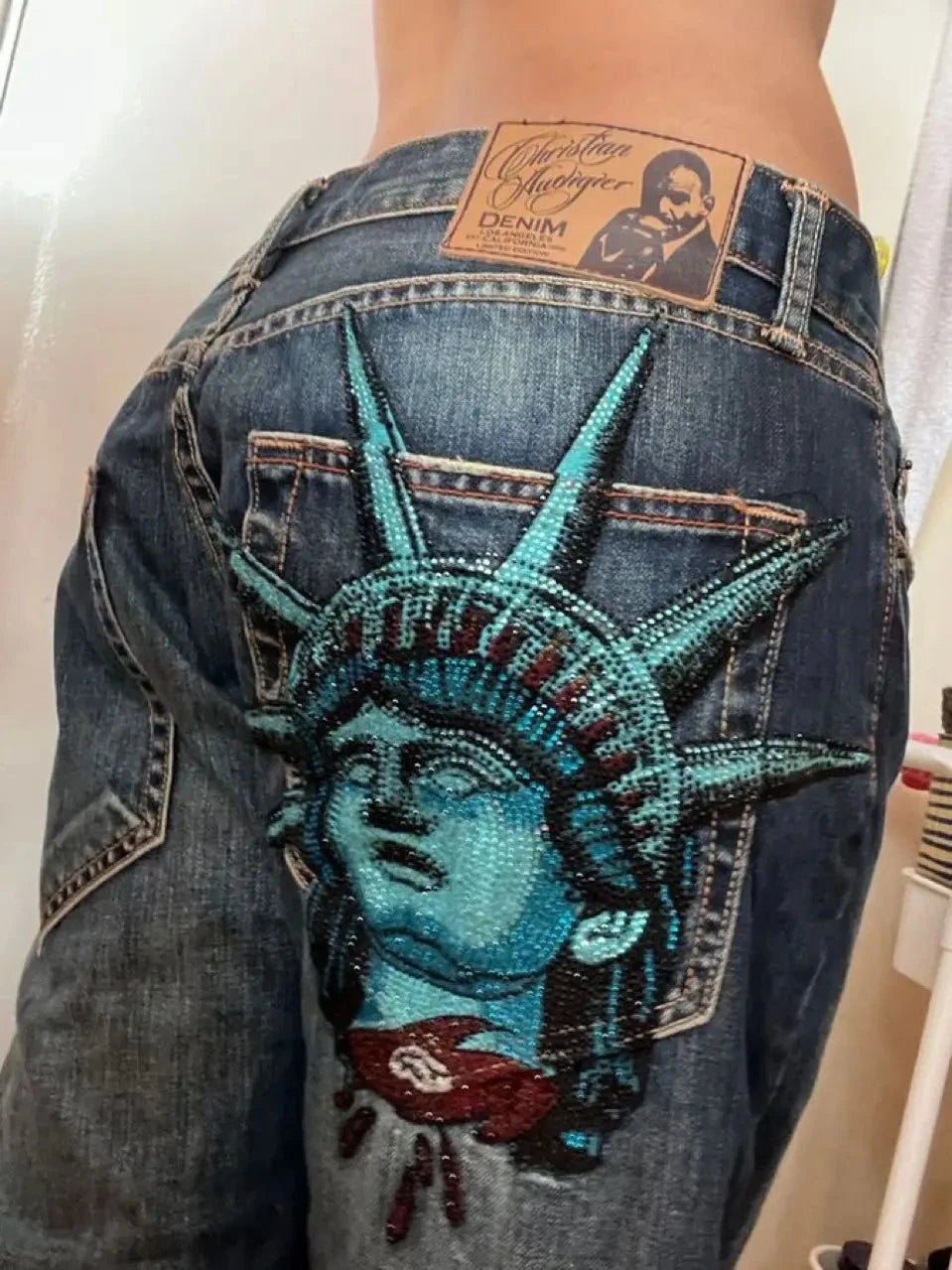 Hip Hop Complex Heavy Industry Workwear Jean Casual Denim Pants High Waist Straight Wide Leg Jeans Harajuku Y2k Men Women Jeans