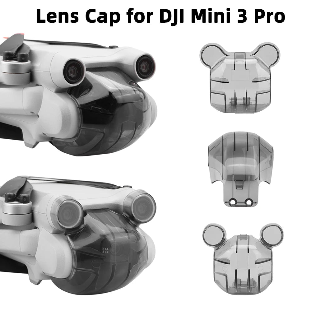 BRDRC Lens Cap for DJI Mini 3 Pro Drone Protective Gimbal Lock Cover Camera Guard Anti-Scratch Protector Props fixer Accessory
