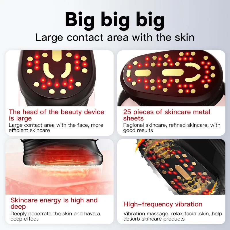 Beauty and Skincare Tools, Home Beauty equipment, Vibrating Hot Compress and Skincare Massage equipment, Christmas Gifts
