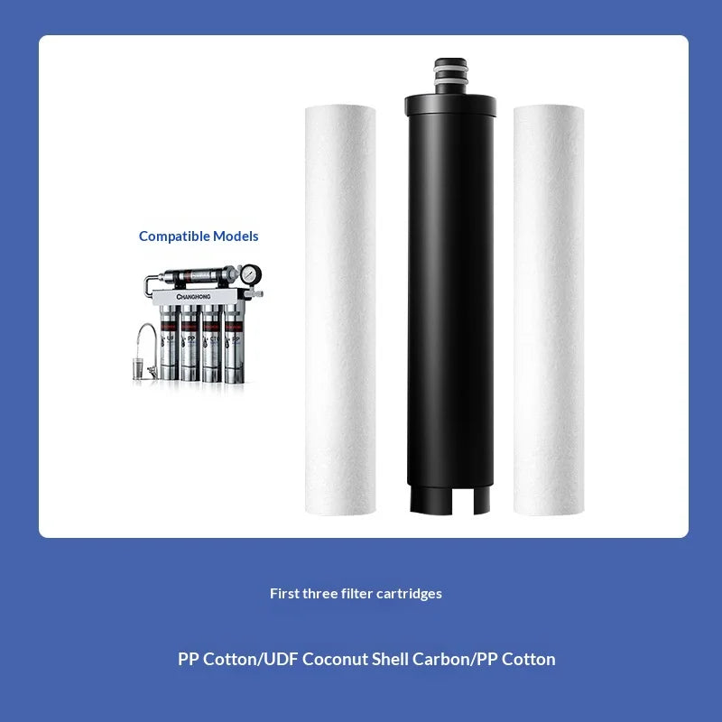 Water Filter Cartridge for  4+1 Stainless Steel Purifier,Kitchen Tap Direct Drink Water Pre-Filter Cartridge Set