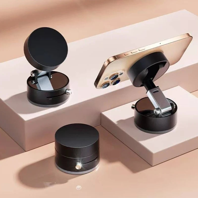 2025 New Type Suction Cup Vacuum Adsorption Car Special Fixed Mobile Phone Stand Car Mobile Phone Magnetic Stand