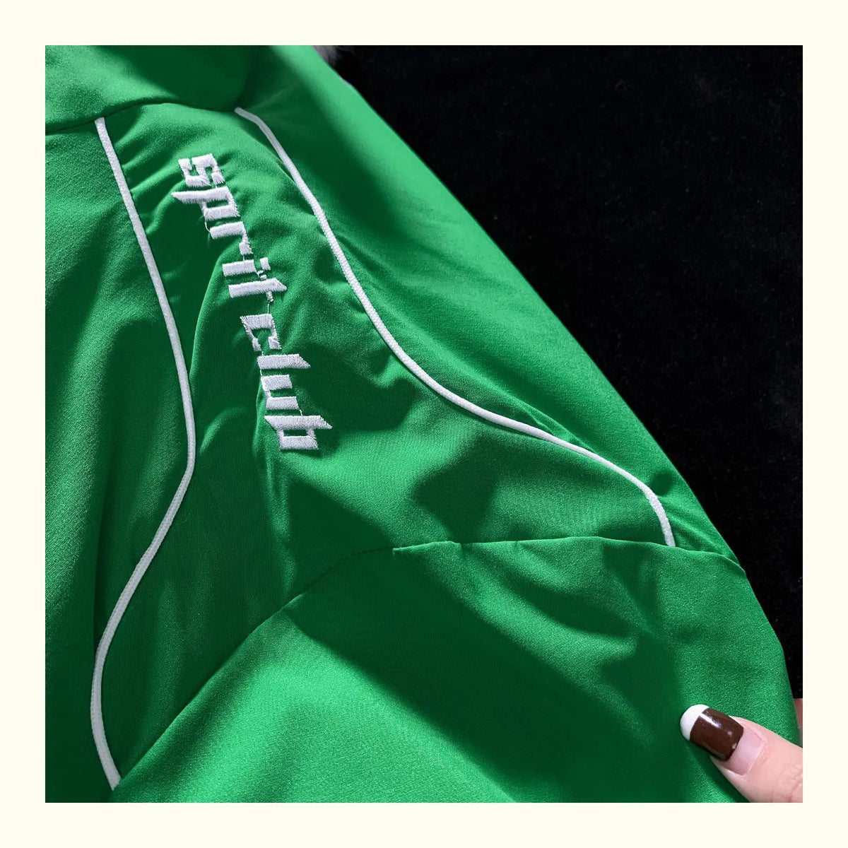 Motorcyclist Man Racer Baseball Uniform Racing Bike Embroidery Windbreaker Coat Spring Autumn Flight Stand-up Men Women  Jacket