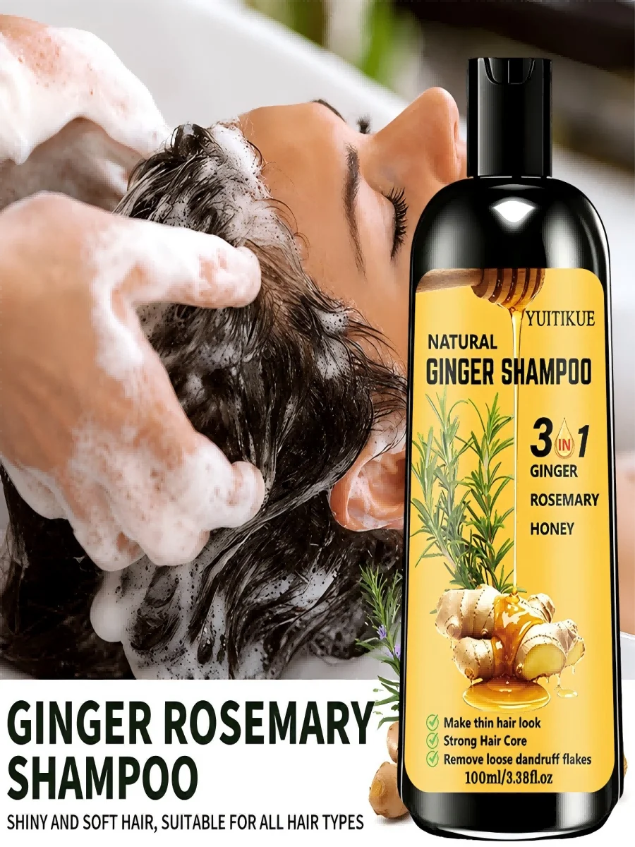 Natural Herbal Hair Shampoo Deep Scalp Cleansing Reduce Dandruff Strengthen Hair Root Nourish Thin Hair for Unisex