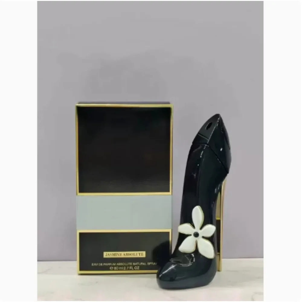 80ml High Heel Shaped Perfume for Women, Long Lasting Sweet Floral Fragrance Spray, Luxury Gift Box