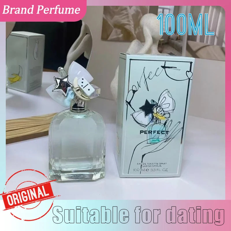 100ML Luxurious alluring perfume Natural and fresh floral scent Radiating a gentle and sweet aura Romantic date essentials