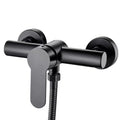 304 Stainless Steel Bathroom Shower Faucet Wall Mounted Triple Bathtub Faucet Hot and Cold Water Mixer Valve Nozzle Tap G1/2in