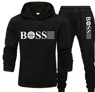 Autumn and winter two-piece sportswear, men and women's casual sportswear, with fashionable hoodie.