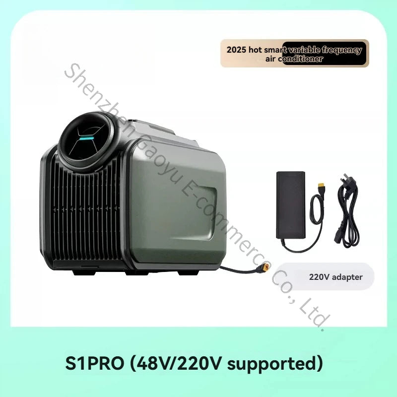 Portable 12V/24V Air Conditioner for Car Truck RV Camper Outdoor Camping - No Installation, Cooling Only All-in-One