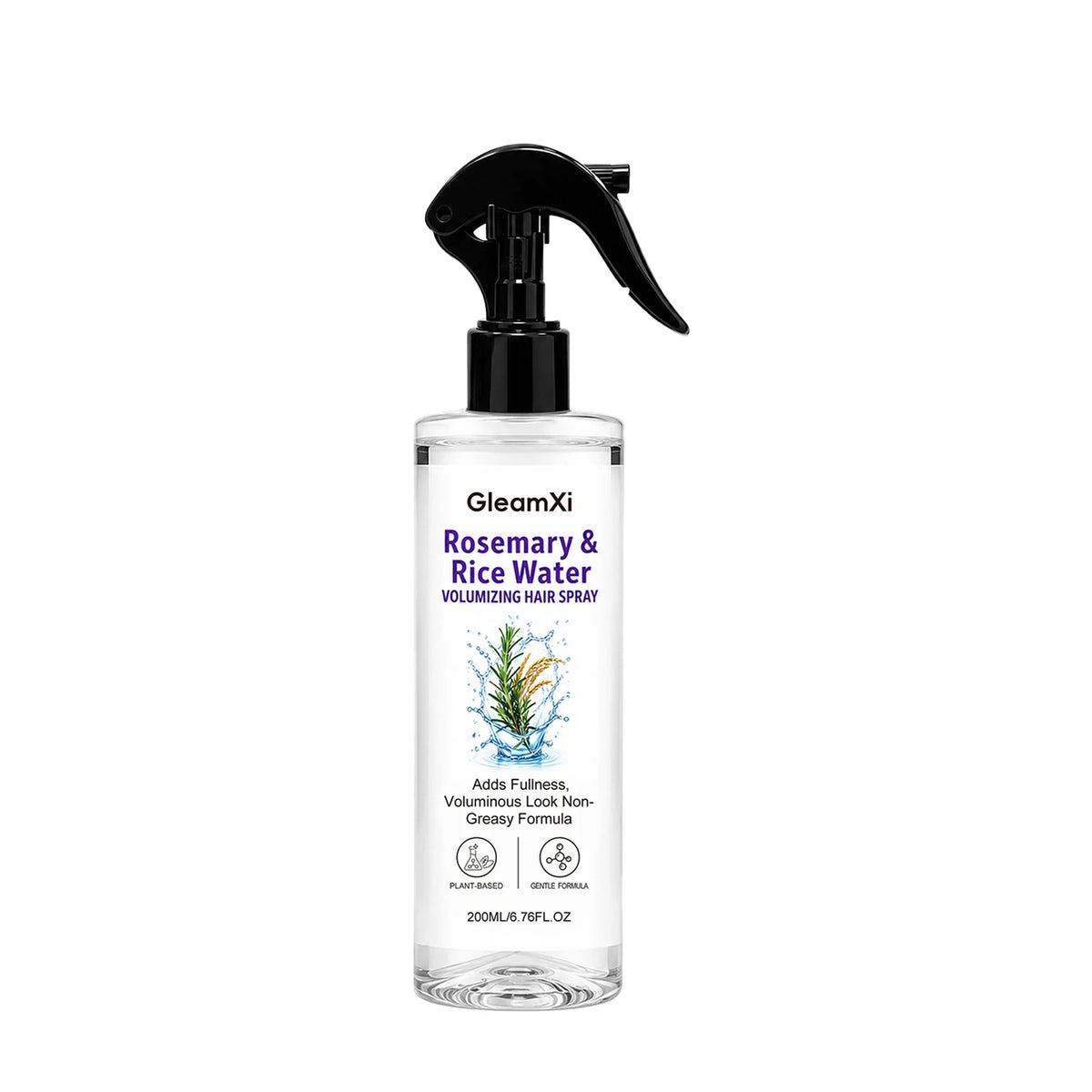Rosemary & Rice Water Hair Spray 100%natural extracts lightweight & non-greasy Leaves hair softer smoother and healthier-looking