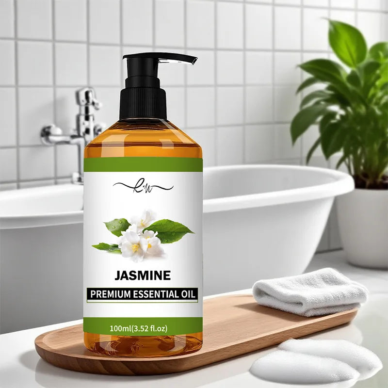 Lavender Ginger Herbal Massage Oil 100ml - Coconut Chamomile Infused, Hair Care & Full Body Massage, Relaxing Meridian Oil, Natu