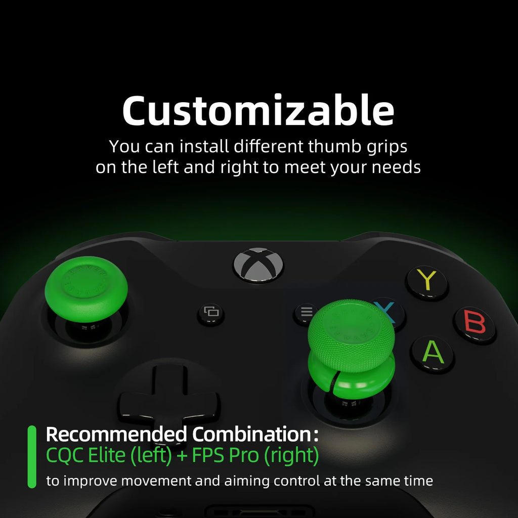 Skull & Co. Joystick Cap Thumb Grip Set FPS CQC Thumbstick Cover for ROG XBOX Ally X and Xbox Controller