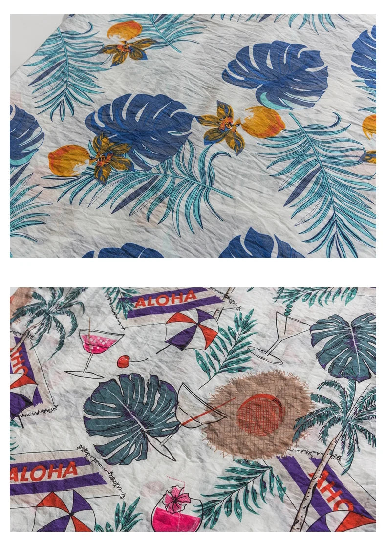 Legible Summer Casual Short Sleeve Shirts Men Floral Shirts Male Flower Loose Hawaiian Shirts Man