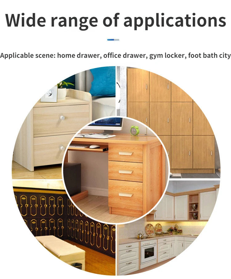 Smart Cabinet Door Lock Keyless Invisible Electronic Lock IC Card TTlock App Unlock Cabinet Locker Furniture Drawer Smart Locks
