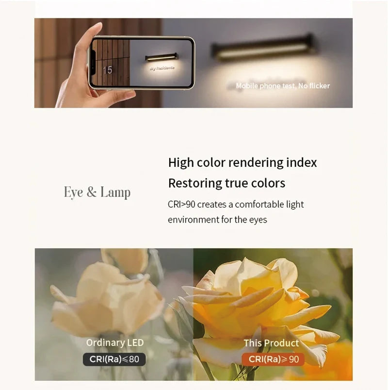 Outdoor Wall Light LED 350Adjustable Angle Waterproof Wall Lamp Aluminium Garden Porch Home Balcony Home Decor Lighting